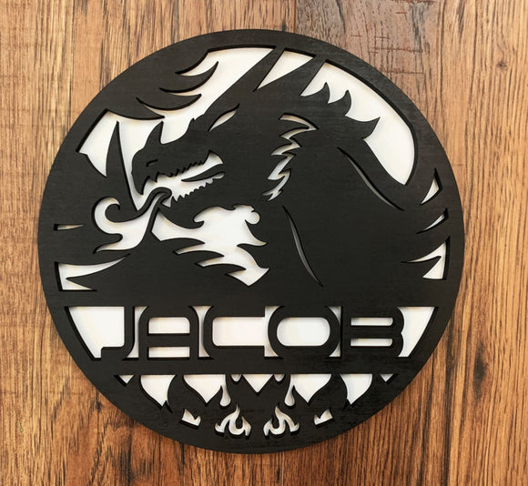 Dragon Personalised Sign