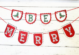 Be Merry Bunting