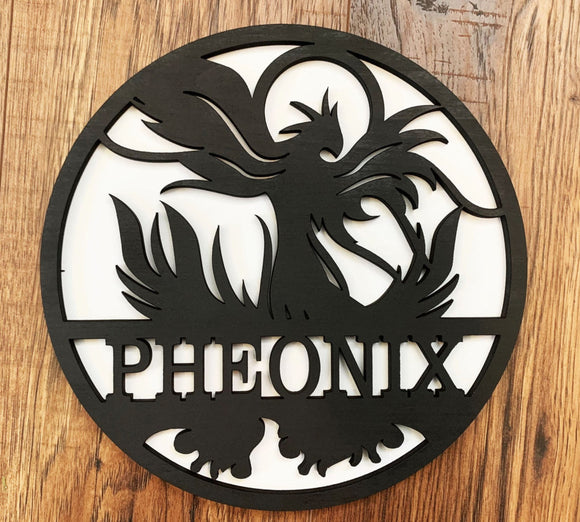 Phoenix Personalised Sign